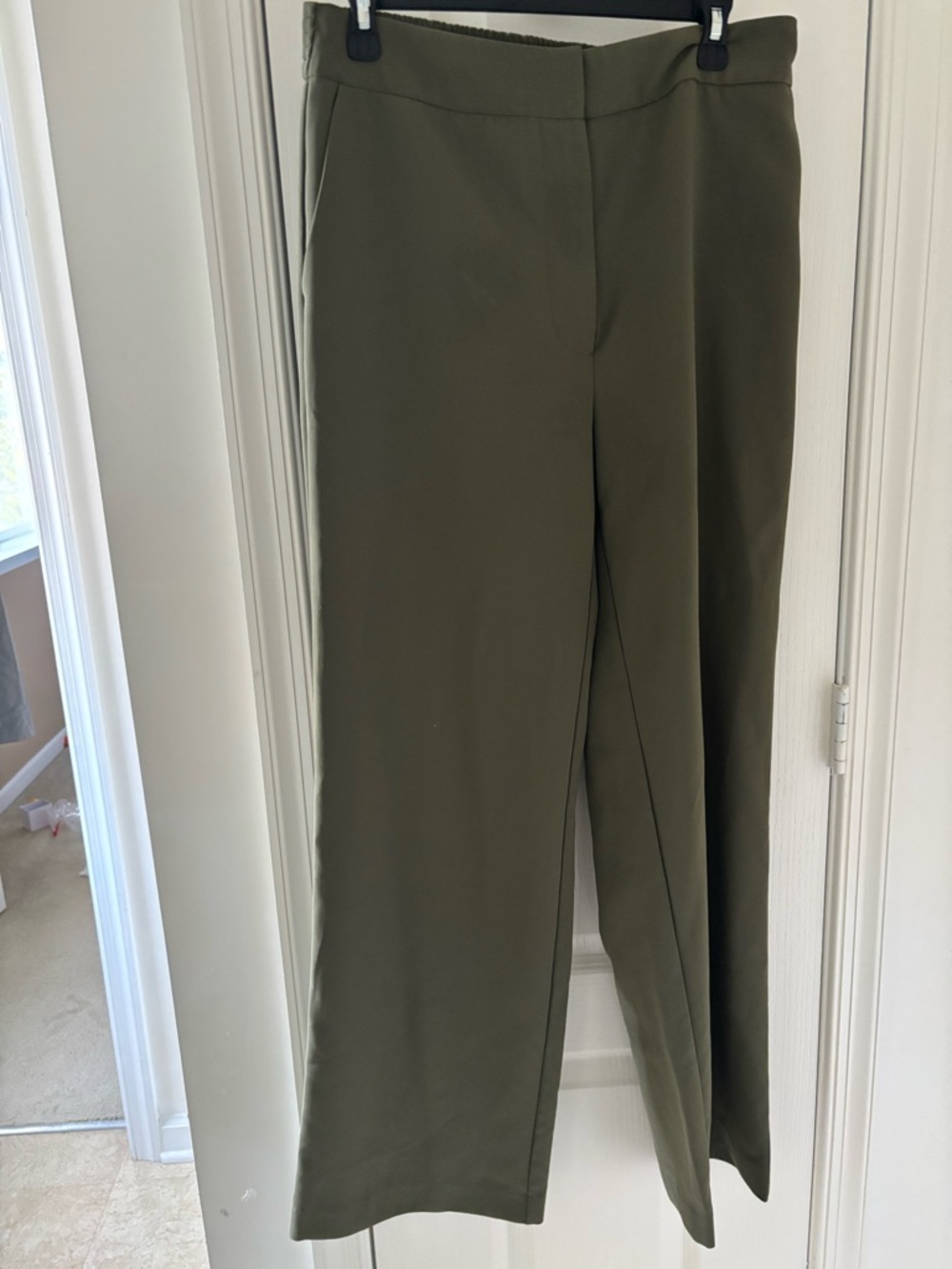 Francesca's Collections Olive Green Wide Leg Trousers